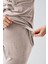 Uzun Kollu Likralı Viskoz Hamile Pijama Takım 22105 4