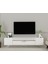 DEKOLP1CT Tv Sehpası Beyaz-Gümüş 1