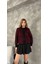 Swckadın Bordo LEOPAR%100İPEK Şardonlu 1