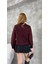 Swckadın Bordo LEOPAR%100İPEK Şardonlu 4