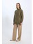 Relax Fit Beli Lastikli Basic Düz Krep Palazzo Pantolon D6884AX24WN 3