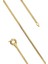 14 Ayar Altın Omega Kilit Detaylı Balıksırtı Bileklik 2,50 mm 1
