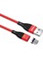 Fkcxx-05 2m Manyetik Kablo 3A USB Telefon Şarj Cihazı Veri Kablosu USB Type-C Kablo Mıknatıslı Hızlı Şarj Kablosu - Kırmızı (Yurt Dışından) 1