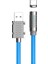 2m Veri Senkronizasyonu Usb-A - Tip-C Manyetik Şarj Kablosu Desteği 100W Hızlı Şarj (Ce Belgeli Yok) - Mavi (Yurt Dışından) 1