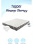 Topper 0.9 - Massage Therapy - 3d Soft Yatak Pedi - Yatak Koruyucu Uyku Pedi - 3 Cm 1