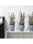 Seramik Saksı Mavi 12 cm 4