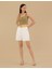 Kadın Yeşil Crop Top Bluz 50263098-VR235 4