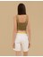 Kadın Yeşil Crop Top Bluz 50263098-VR235 5