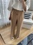 Camel Krep Saten Pantolon L 2