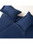 Brıto Biyeli 200 Tc Percale %100 Pamuk Nevresim Seti 240X220 cm Lacivert 1