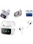 Dokunmatik LED Ekranlı Kablosuz Bluetooth Kulak Içi Kulaklık Anc Gürültü Önleyici Touch Screen Pro Ios ile Uyumlu & Android ile Uyumlu Beyaz (A9PROANC) 2