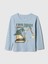 Erkek Bebek Açık Mavi Mix And Match Grafikli T-Shirt 1