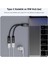 Adp-13 Type-C To Çift Type-C Kulaklık ve 15W Hızlı Şarj Dönüştürücü Samsung Xiaomi iPhone Uyumlu 5