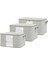 3'lü Pvc Pencereli Gri Hurç Set 2