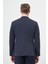 Lacivert Örme Kılıç Yaka 6 Drop Slim Fit Ceket 1002245156 5