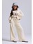 (Kids Girl) Şardonsuz Geniş Paça Jogger 2