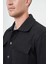 Siyah Örme Polo Yaka Jakarlı Desen Yırtmaçsız Astarsız Slim Fit Classic Mont 1007245160 4