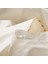 Mıno Kenar İşlemeli 300 Tc Saten E.kıng Sıze Pamuk Saten %100 Pamuk Nevresim Seti 260x220 Cm Ekru 3