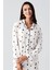 Uzun Kollu Düğmeli Kalp Desenli Esnek Şardonlu Hamile Pijama Takım 4