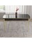 Concept Tia Serisi, Siyah Mermer Desen 80X132 Açılabilir Mdf Mutfak Masa Takımı 4 Sandalye Gold Detay 3