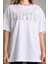 Taş Desenli Oversize T-Shirt Beyaz 3