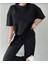 Düz T-Shirt ve Eşofman Takımı Siyah 2
