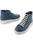 Modern Deri Converse Bot Kot Mavi 1301 2