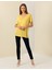 Kadın Neon Sarı Regular Fit Tişört 50246149-VR168 4