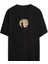 Baskılı Oversize T-Shirt Siyah 1