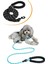Reflektörlü Fosforlu Köpek Gezdirme Halatı Tasma Kayışı Metal Kancalı 130 cm 5