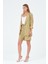 Çizgili Oversize Form Yazlık Blazer Ceket 5