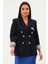 Kontrast Astarlı Blazer Ceket 4