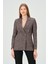 Desenli Kumaştan Blazer Ceket 1
