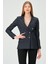 Desenli Kumaştan Blazer Ceket 3