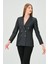 Desenli Kumaştan Blazer Ceket 5