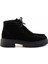 Siyah Süet Hakiki Deri Kadın Bot & Bootie K02041200502 2