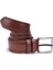 DMK26-455 Taba 4.5 cm Suni Deri Erkek Kemer 2