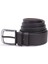 DMK26-456 Siyah Baskılı 4.5 cm Suni Deri Erkek Kemer 1