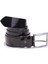 DMK26-355 Siyah Rugan 4 cm Suni Deri Erkek Kemer 4