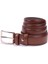 DMK26-301 Taba 3,5 cm Suni Deri Erkek Kemer 3