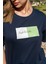 Kadın Oversize Fit Bisiklet Yaka Baskılı Kısa Kollu T-Shirt 2