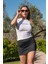 Beyaz Basic Fitted T-Shirt / Vücuda Oturan Kesim 2