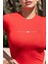 Kırmızı Basic Fitted T-Shirt / Vücuda Oturan Kesim 3