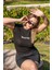 Siyah Basic Fitted T-Shirt / Vücuda Oturan Kesim 2