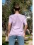 Kadın Oversize Fit Bisiklet Yaka Baskılı Kısa Kollu T-Shirt 5
