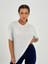 Kadın Gri Baskısız Basic Pamuklu Oversize T-Shirt 3