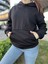 Kapüşonlu Içi Polarlı Unisex Hoodie Kadın Erkek Pamuklu Basic Kapüşonlu Sweatshirt Rahat Kalıp 2
