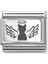 Composable Classic Plates (Ic) Steel And 925 Sterling Silver Angel Cat Renkli 2