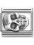 Composable Classic Oxıdızed Symbols In St,steel And 925 Sterling Silver Skull Renkli 2