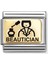 Composable Classic Plates (Ic) In Steel And 18K Gold Beautician Renkli 1